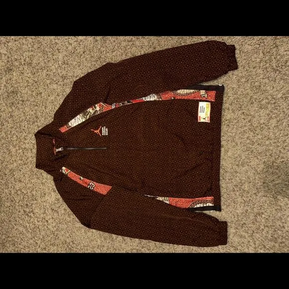 Air Jordan Men’s Masion Château Rouge Woven Jacket
