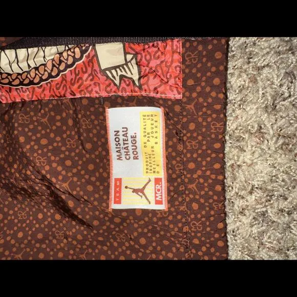 Air Jordan Men’s Masion Château Rouge Woven Jacket