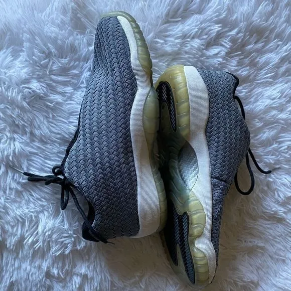 Air Jordan Future Low BG Cool Grey Retro Shoes Sneakers &amp; Box Sz 5Y Womens Sz 6
