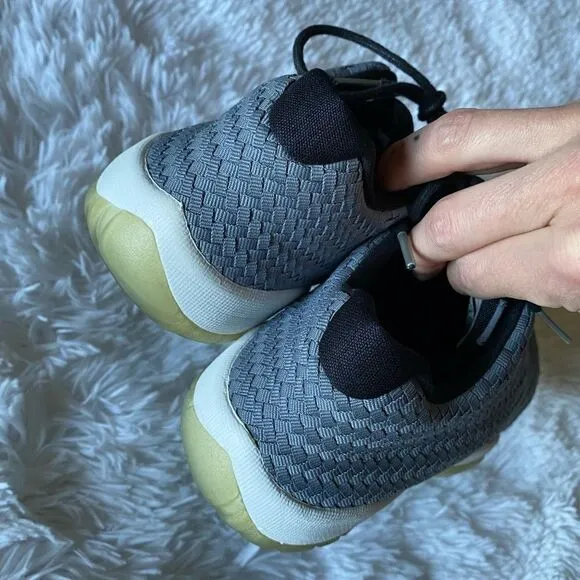 Air Jordan Future Low BG Cool Grey Retro Shoes Sneakers &amp; Box Sz 5Y Womens Sz 6