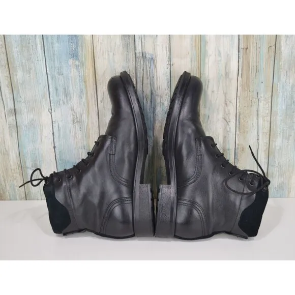 Aldo Men's Black Lace Up Combat Boots Size 9
