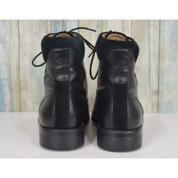 Aldo Men's Black Lace Up Combat Boots Size 9