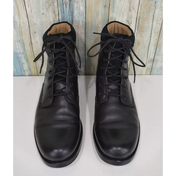 Aldo Men's Black Lace Up Combat Boots Size 9