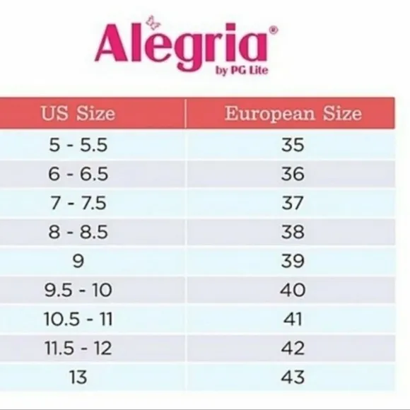 Alegria by PG Lite BRE Shoes size 37