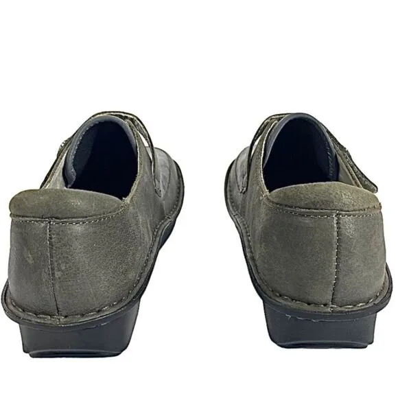 ALEGRIA Women’s Brenna Gray Suede Leather Loafer Size EU 37 US 6.5 New