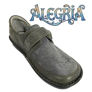 ALEGRIA Women’s Brenna Gray Suede Leather Loafer Size EU 37 US 6.5 New