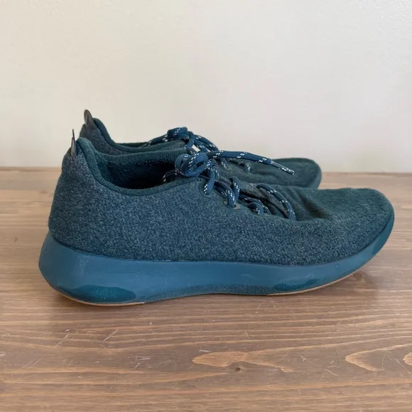 Allbirds Men’s 13 Teal Green Wool Runner Mizzles Athletic Sneakers Tennis Shoes