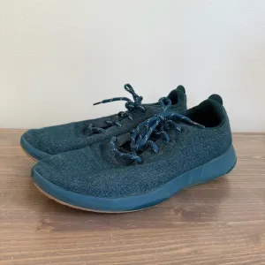 Allbirds Men’s 13 Teal Green Wool Runner Mizzles Athletic Sneakers Tennis Shoes
