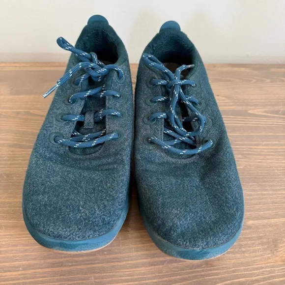 Allbirds Men’s 13 Teal Green Wool Runner Mizzles Athletic Sneakers Tennis Shoes