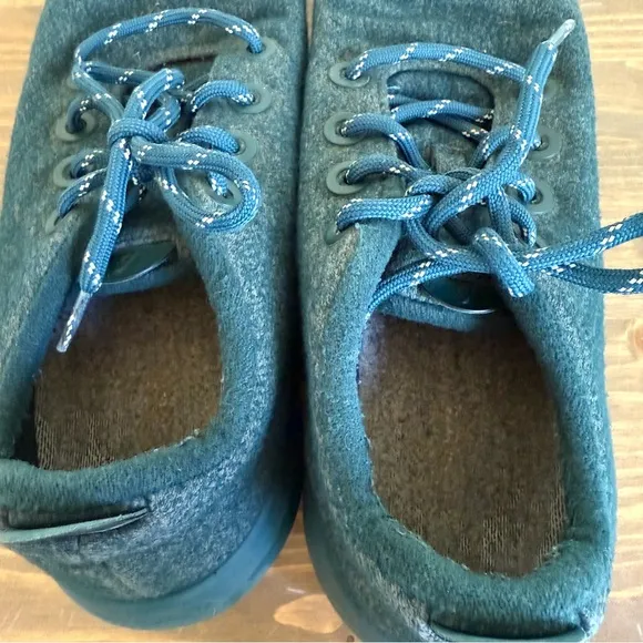 Allbirds Men’s 13 Teal Green Wool Runner Mizzles Athletic Sneakers Tennis Shoes