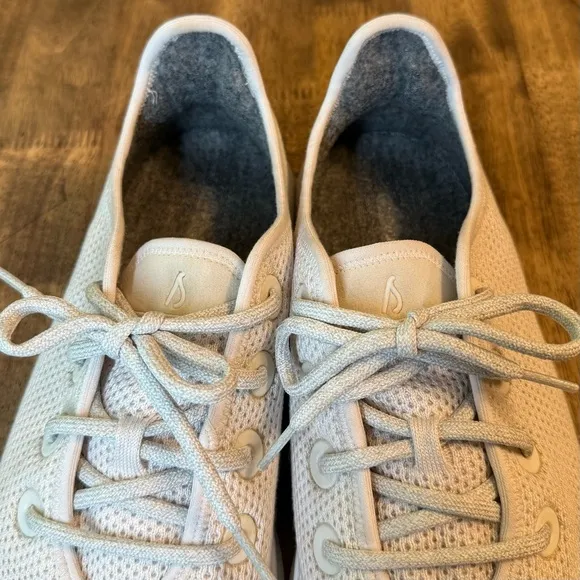 Allbirds Men’s TR Tree Runners Neutral Lace Up Knit Sneaker Shoe Cream Size 14