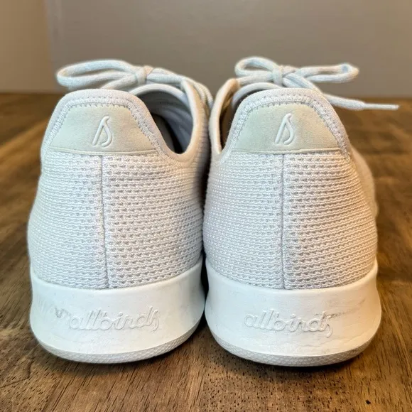 Allbirds Men’s TR Tree Runners Neutral Lace Up Knit Sneaker Shoe Cream Size 14