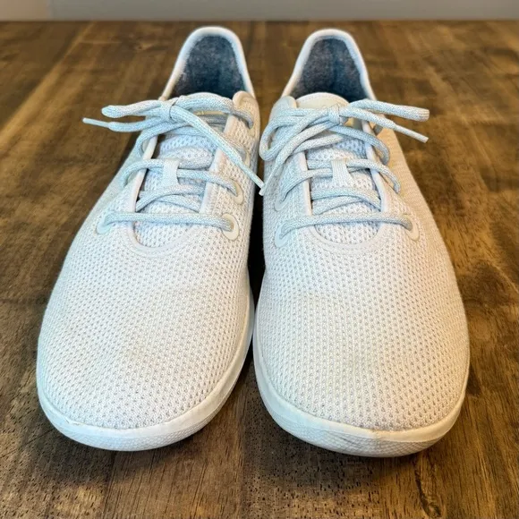 Allbirds Men’s TR Tree Runners Neutral Lace Up Knit Sneaker Shoe Cream Size 14