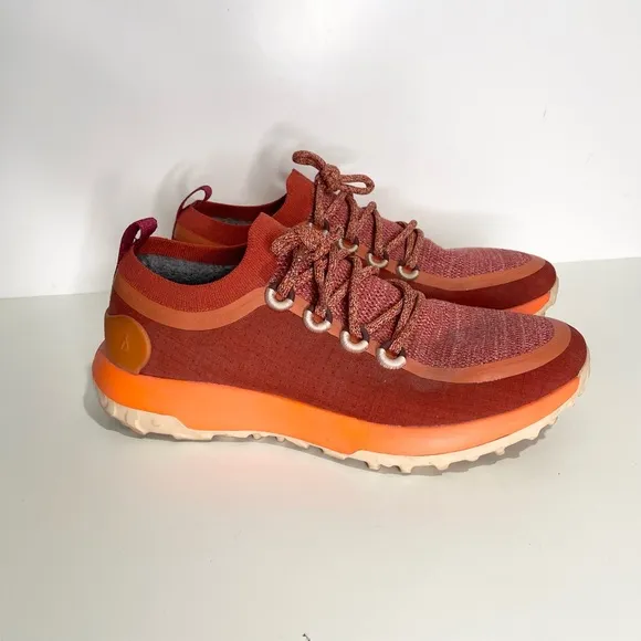 Allbirds Men's Trail Runner SWT Running Shoes Red Orange 10.5
