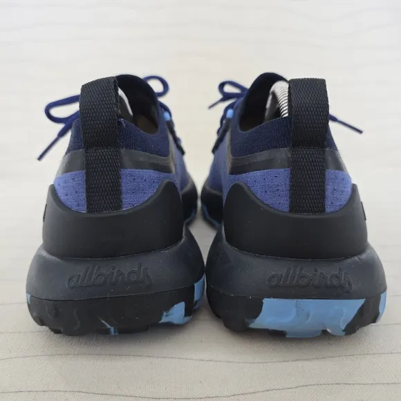 Allbirds Mens Trail Runners SWT Blue Black Sneakers Shoes Size 8.5