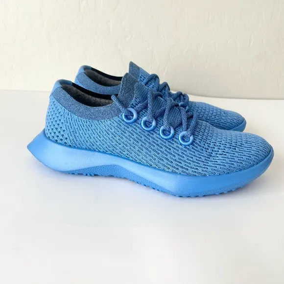 Allbirds tree dasher running shoes azure blue 9 NEW