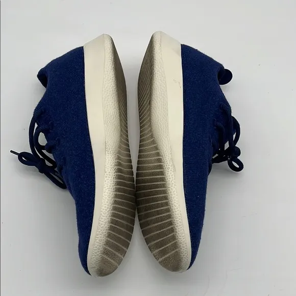 Allbirds Tree Runners Blue Wool Men's Blue Casual Lace Up Shoes Size 12 BLEMISH