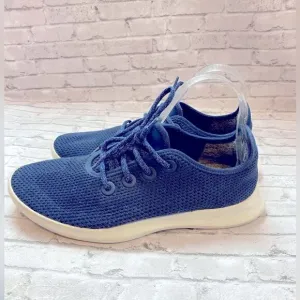 Allbirds Blue Lace Up Men’s Tree Runners MeshComfort Athletic Sneakers Shoes 8