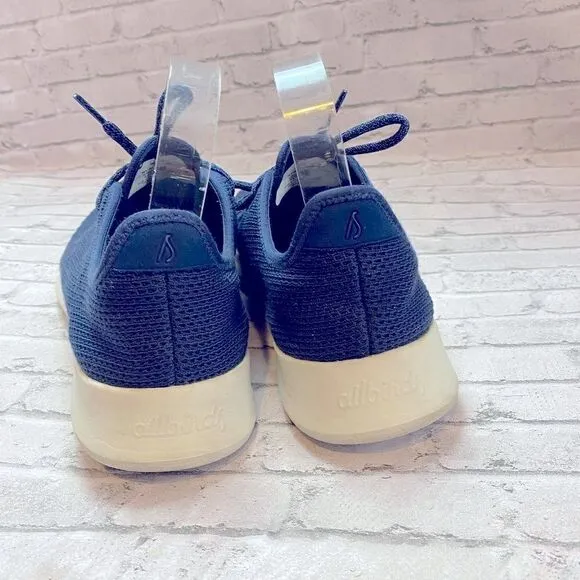 Allbirds Blue Lace Up Men’s Tree Runners MeshComfort Athletic Sneakers Shoes 8