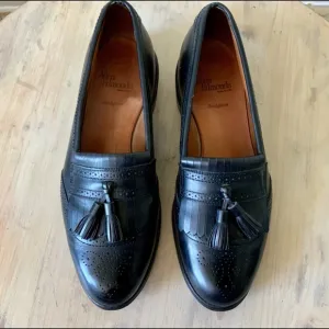 Allen Edmonds Black Kilti Tassel Loafer, Sz 10 D