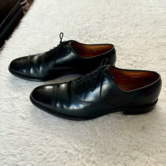 Allen Edmonds Park Avenue Black Leather Men’s Shoes size 11 A