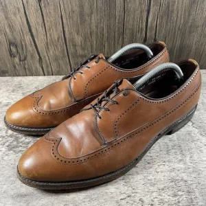 Allen Edmonds Richmond Walnut Brown Wingtip Longwing Shoes Men’s Size 12 D