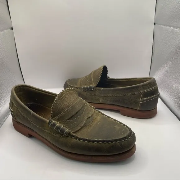 Allen Edmonds Sedona Brown Leather Mens Penny Loafers Pennyloafers Men’s 7.5D