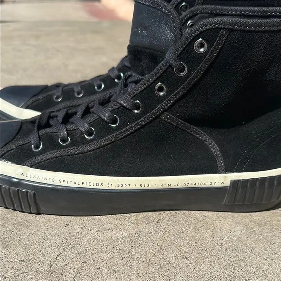 ALLSAINTS Douglas Contrast High Top Men’s Shoes Size 13