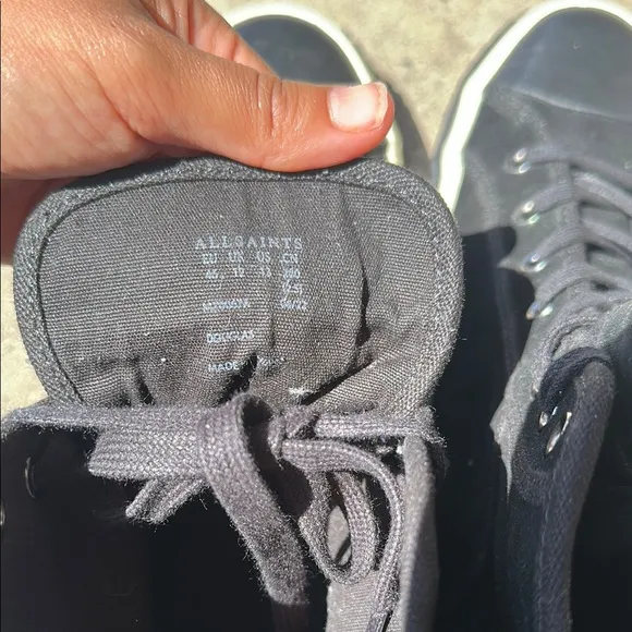 ALLSAINTS Douglas Contrast High Top Men’s Shoes Size 13