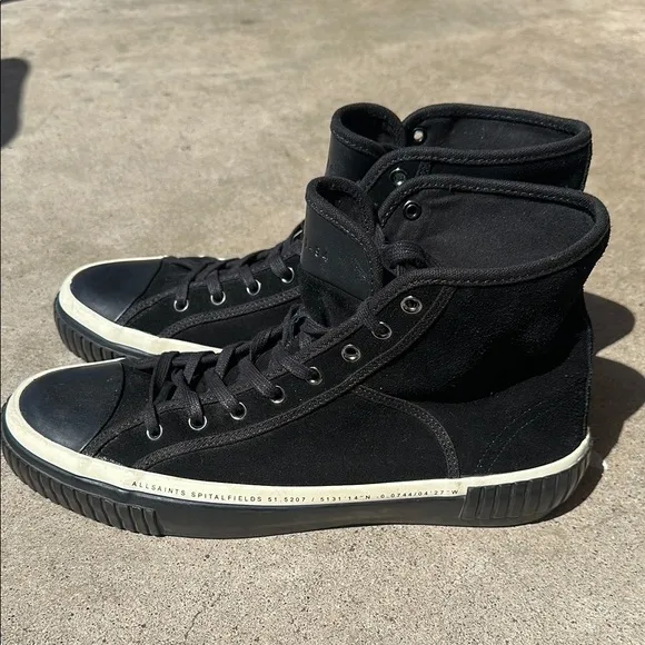ALLSAINTS Douglas Contrast High Top Men’s Shoes Size 13