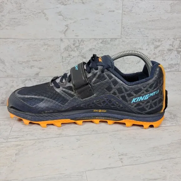 Altra KING MT 1.5 Trail Running Shoes Mens Size 8  Navy Blue Vibram AFM1852G-8