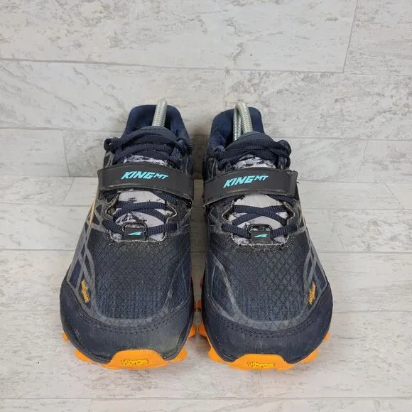 Altra KING MT 1.5 Trail Running Shoes Mens Size 8  Navy Blue Vibram AFM1852G-8