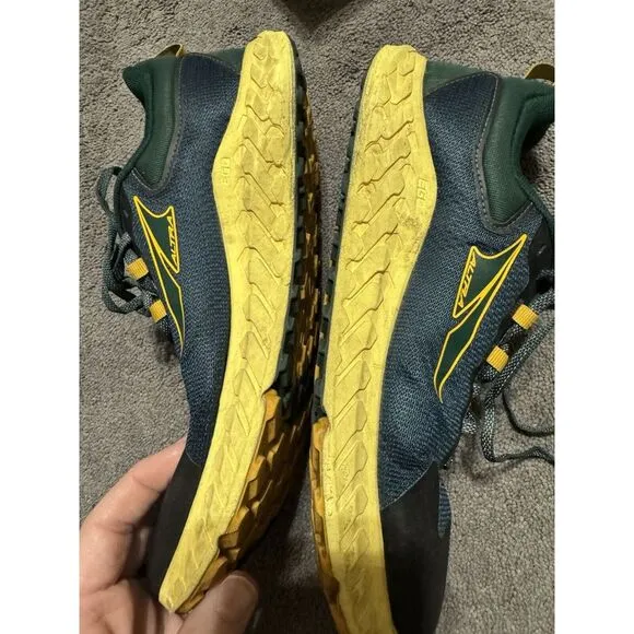 ALTRA Men's Outroad 2 Trail Running Shoes, Blue/Yellow, 8.5 US - USED