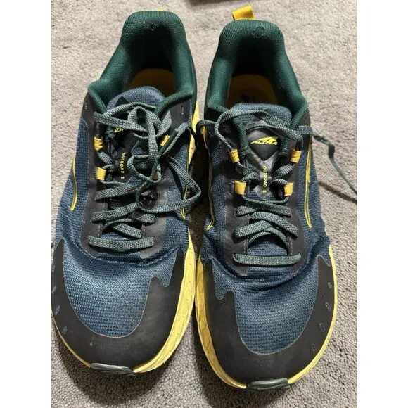 ALTRA Men's Outroad 2 Trail Running Shoes, Blue/Yellow, 8.5 US - USED