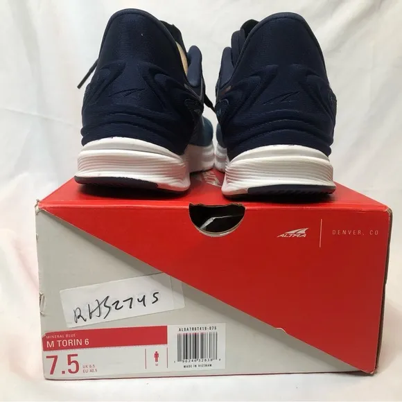 Altra Men’s Torin 6 Mineral Blue - Size 8 No Box