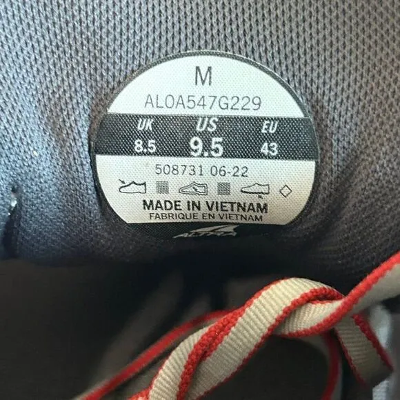 Altra Rivera 3 Men’s Shoes Size 9.5 Gray