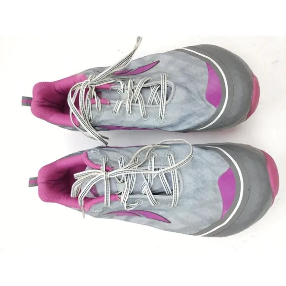 Altra Superior 2.0 Pink Berry Gray Trail Running Shoes A2652-1 Women's Size 10