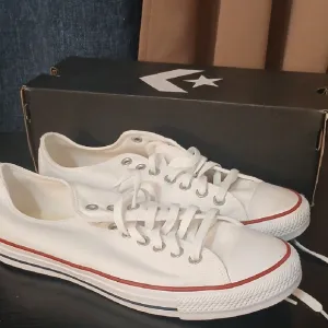&quot;Make Offer&quot; Unisex Converse White Low-Top Sneakers