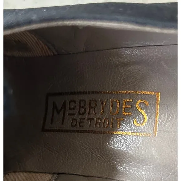 Antique McBrydes Detroit satin silk heels lace up 1920s flapper Vintage RARE 6