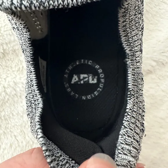 APL heathered gray techloom wave shoes