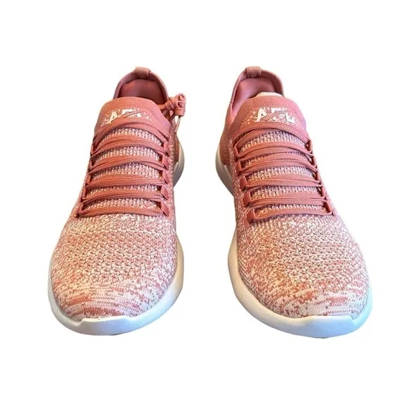 APL TechLoom Breeze Cedar Bleached Pink Ombre Running Shoes New in Box Size 7