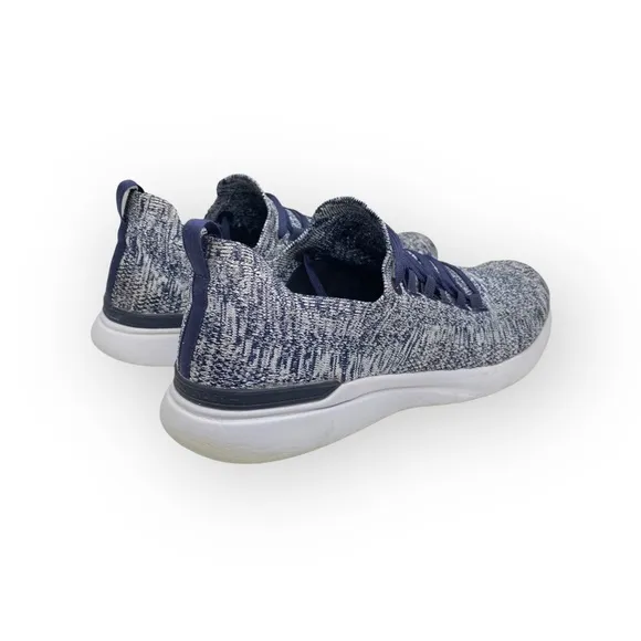 APL ⁂ Techloom Breeze Knit Running Sneakers ⁂ Navy White Melange ⁂ 10 M 11.5 W