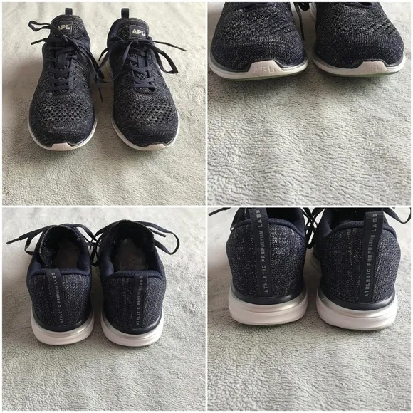 APL Techloom Pro Sneakers Iridescent Navy Knit 8