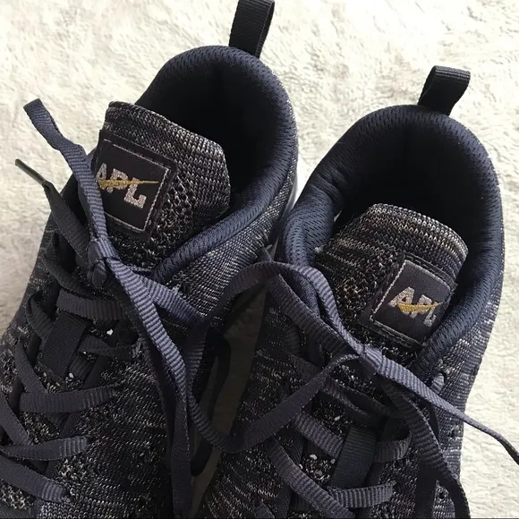 APL Techloom Pro Sneakers Iridescent Navy Knit 8