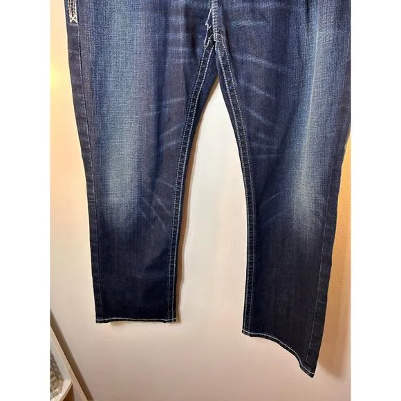 ARIAT Men’s M5 Coltrane Nightingale Stackable Straight Fit/Leg Jeans / Size: 40