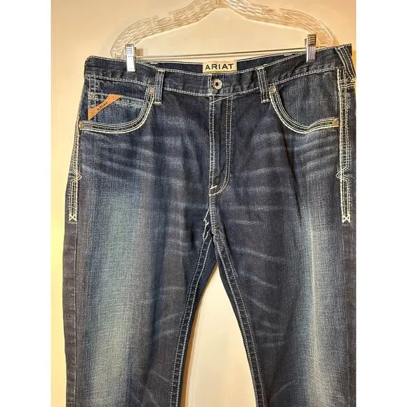 ARIAT Men’s M5 Coltrane Nightingale Stackable Straight Fit/Leg Jeans / Size: 40