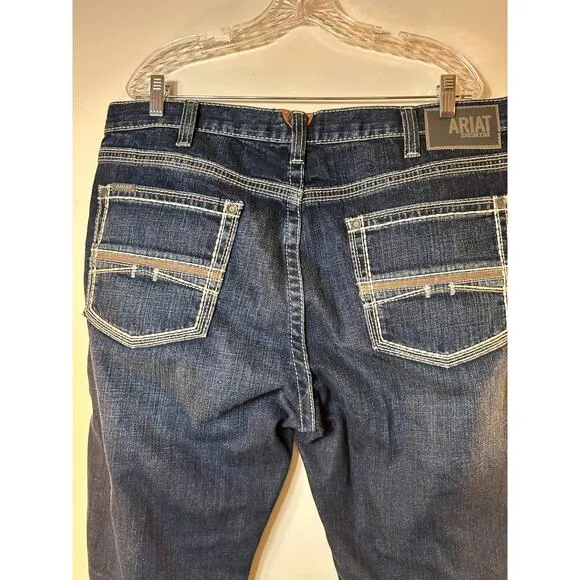 ARIAT Men’s M5 Coltrane Nightingale Stackable Straight Fit/Leg Jeans / Size: 40