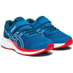 Asics Boys Gel-Excite 9 Running Sneakers Blue/Red Size 2.5 Lightweight Mesh