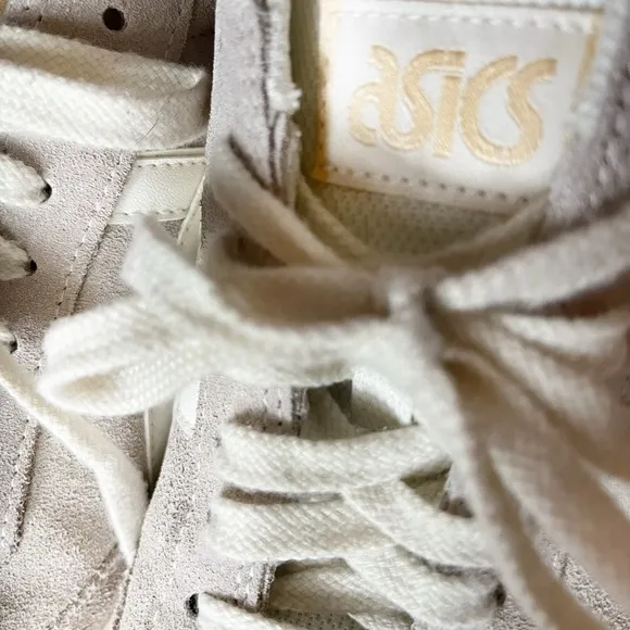 ASICS Cream Men’s Leather Shoes Sz 9.5