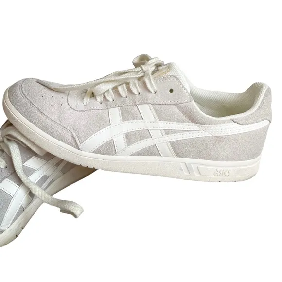 ASICS Cream Men’s Leather Shoes Sz 9.5